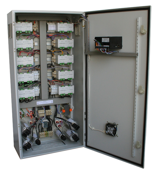 Variable step power factor controller ready-to-install system